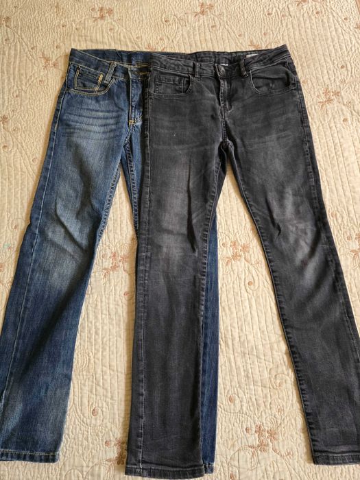 Pantaloni copii, blugi, marime 8-9 ani, 9-10 ani, respectiv 134, 140cm