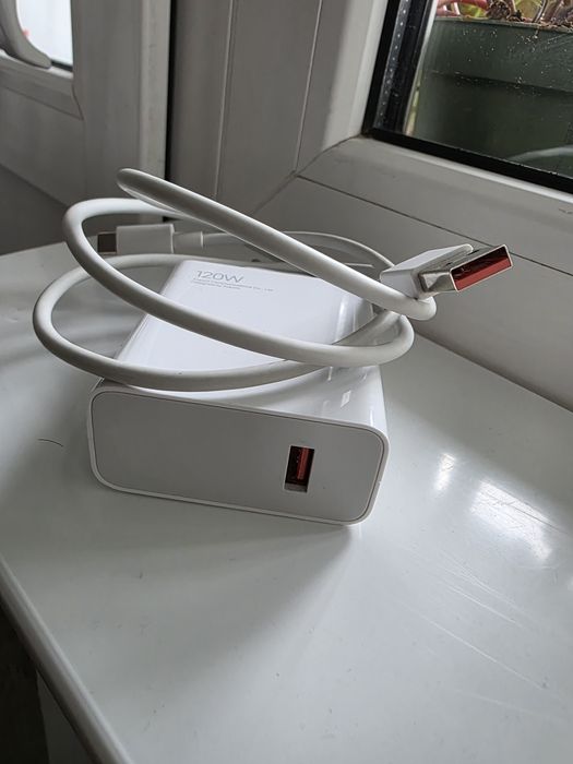 Vand incarcator Xiaomi 120w original+cablu(din pachetul cu Xiaomi 12T