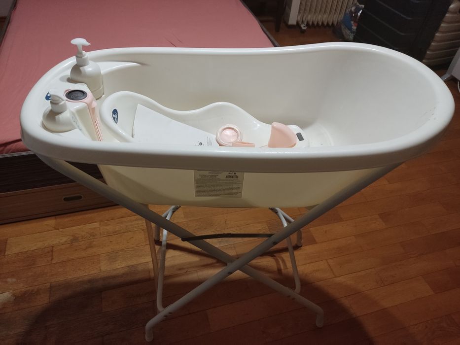 LORELLI CLASSIC Комплект вана + стойка, подложка за къпане, термометър