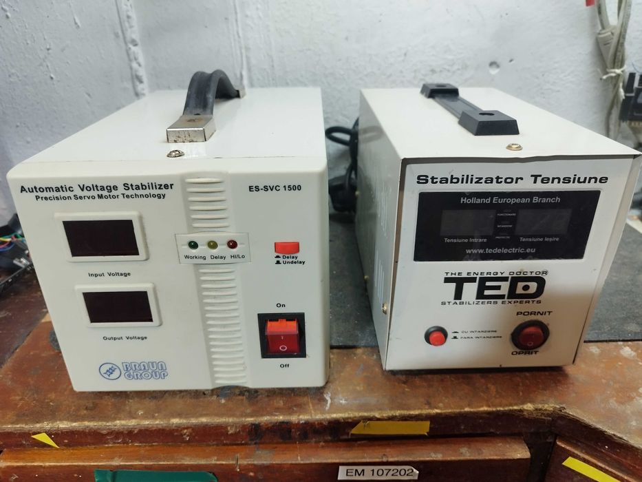 Stabilizator tensiune servomotor 2 modele 500 W/900 W centrala termica