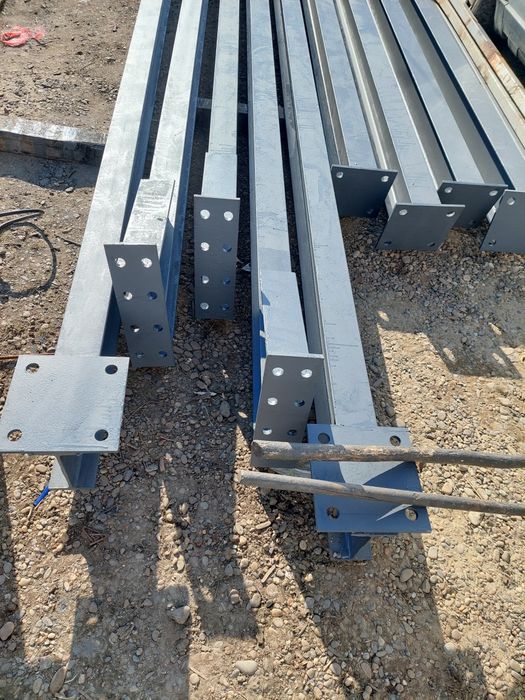 Vand 5ferme metalice din profil IPE160
Si 10 stalpi la 4m din profil I