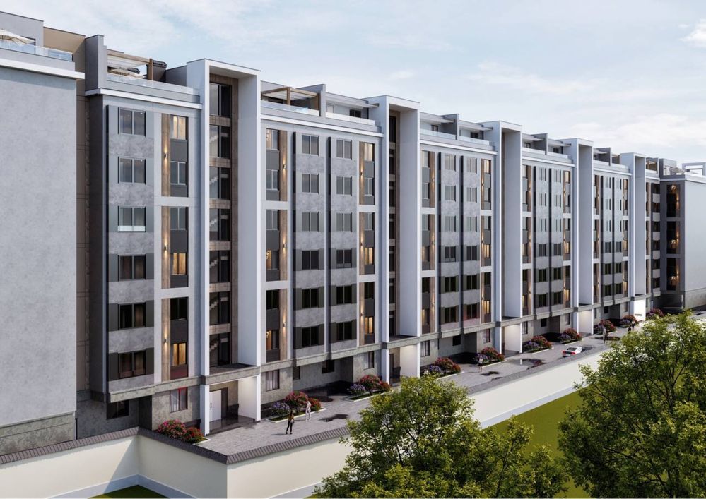 Карасу Новостройка ЖК Prestige 2 комнатная 6 этаж, 95м2.Евро