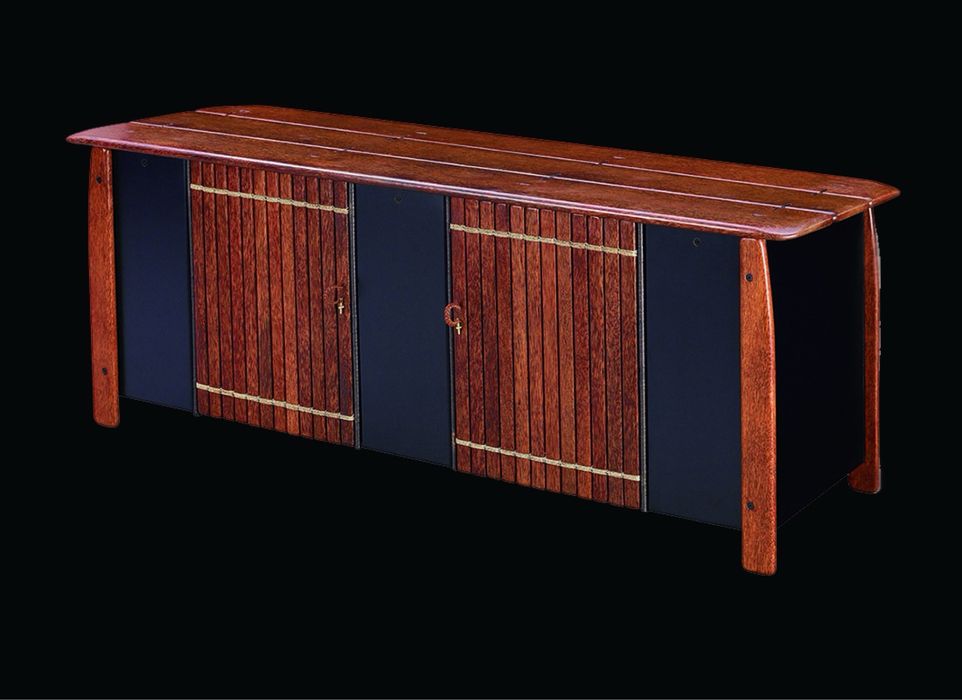 Дизайнерский буфет Mendi Pacific Green 2000х520х900h / Vintage