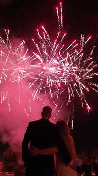 Artificii exterior nunti, botezuri, evenimente