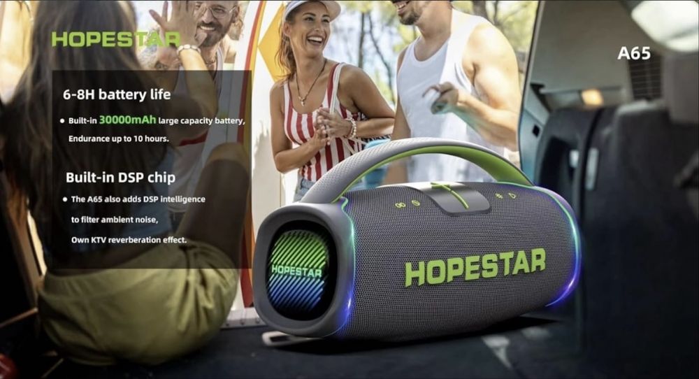 Boxa Portabila HopeStar A65 300W cu microfon