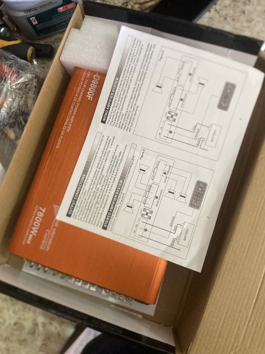 Усилитель 4канал новый 60 ватов китайский