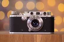Leica III фотоапарат + Leica 5cm f/3.5 Elmar обектив