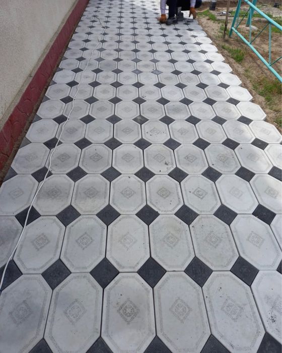 Брусчатка серая оррамент, прокурор, плетенка