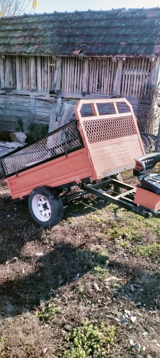 Vând remorcă basculabilă și frana că nouă