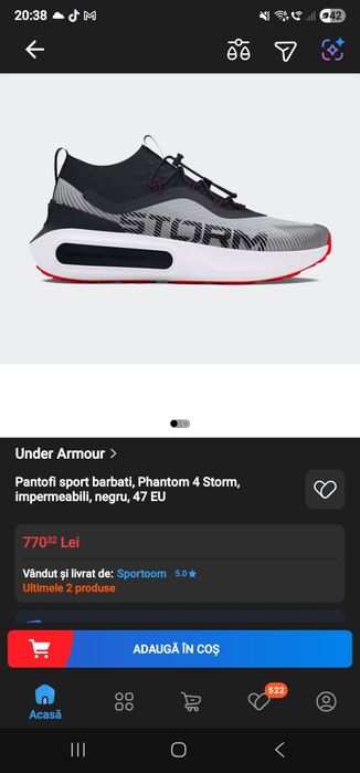 Under Armour phantom 4 storm