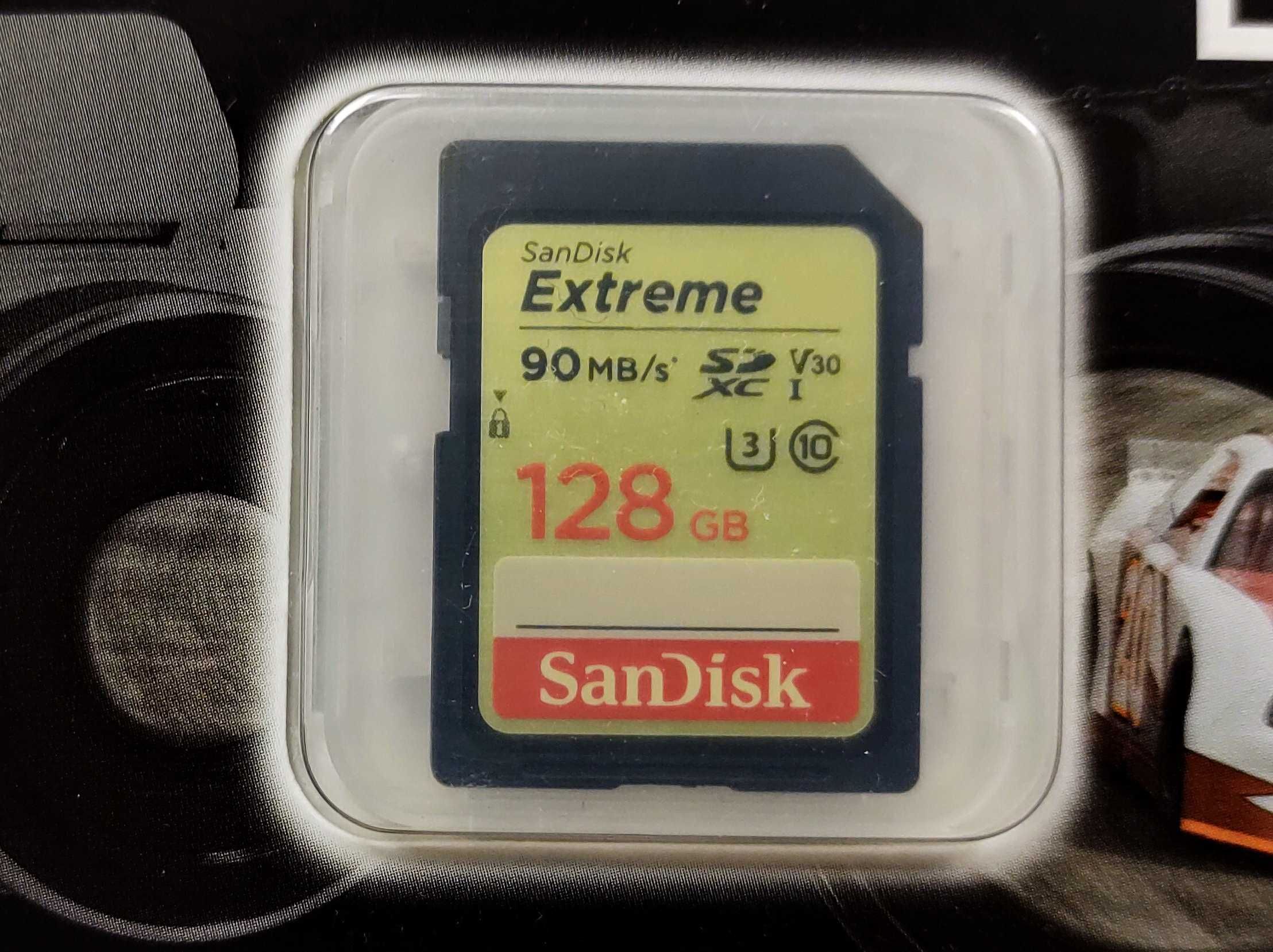 SanDisk Extreme SDXC 90MB/s UHS-I U3 V30 карта памет
