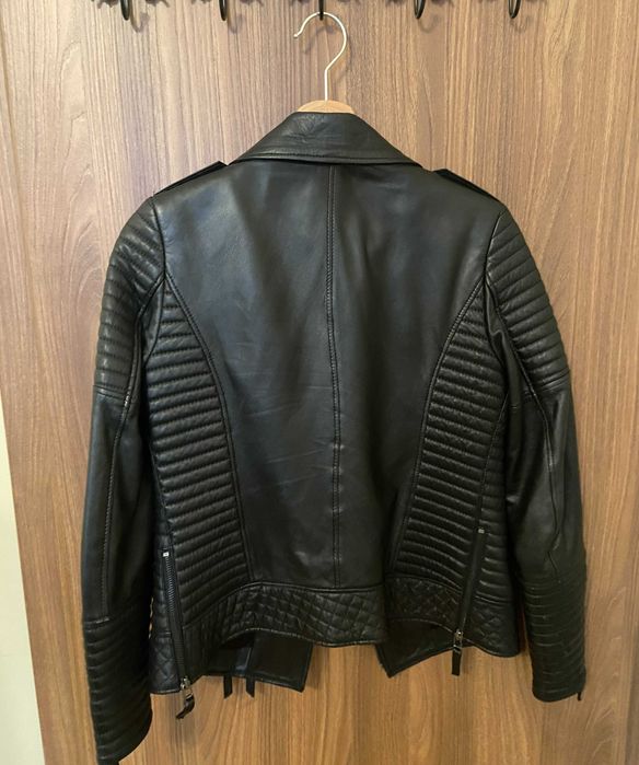 Яке от естествена кожа - S