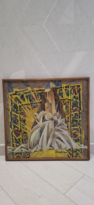 Авторская работа картина "В Раздумии