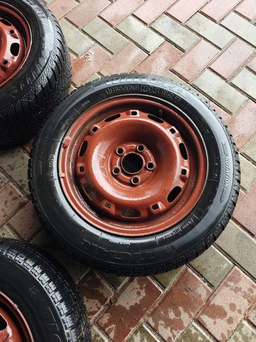 Jante cu anvelope 5x100 R14