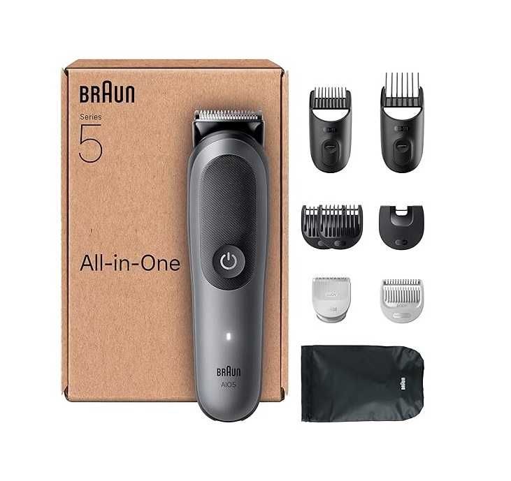Машинка за подстригване Braun AIO5545 All-in-One Series 5, Тример 9в1