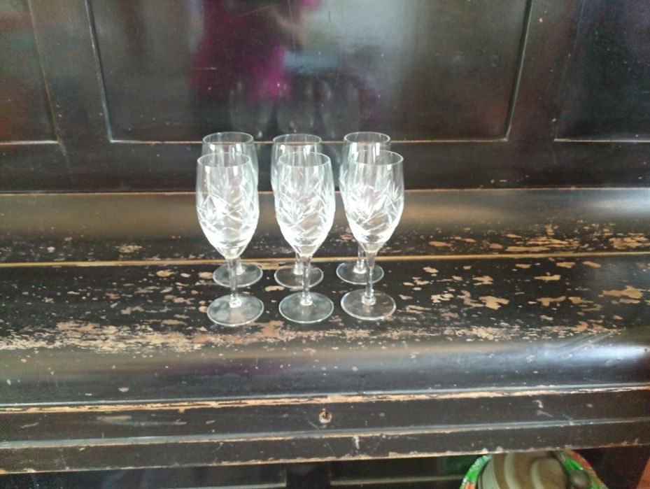 Фужеры хрустальные советского периода