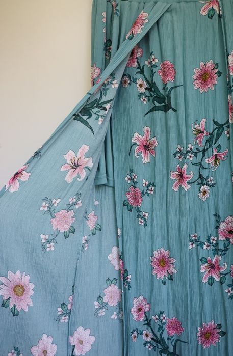 Fustă maxi albastra M