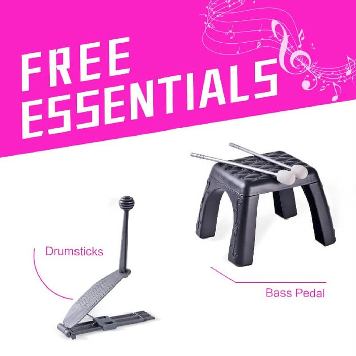 Set de tobe pentru copii, culoarea roz, NOI