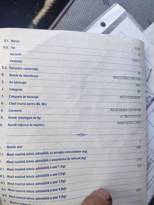 Dezmembrez  Audi A2,1.4 benzina