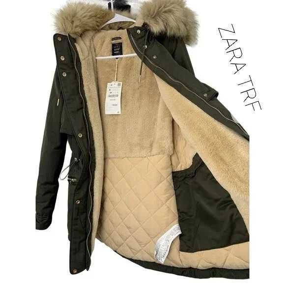 Jachetă iarnă parka super călduroasă-îmblănită,impermeabilă,antivânt.