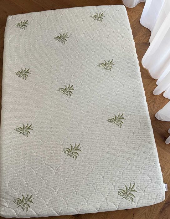 Vand Topper Duo Memory (3+3), Aloe matlasat - 130x200