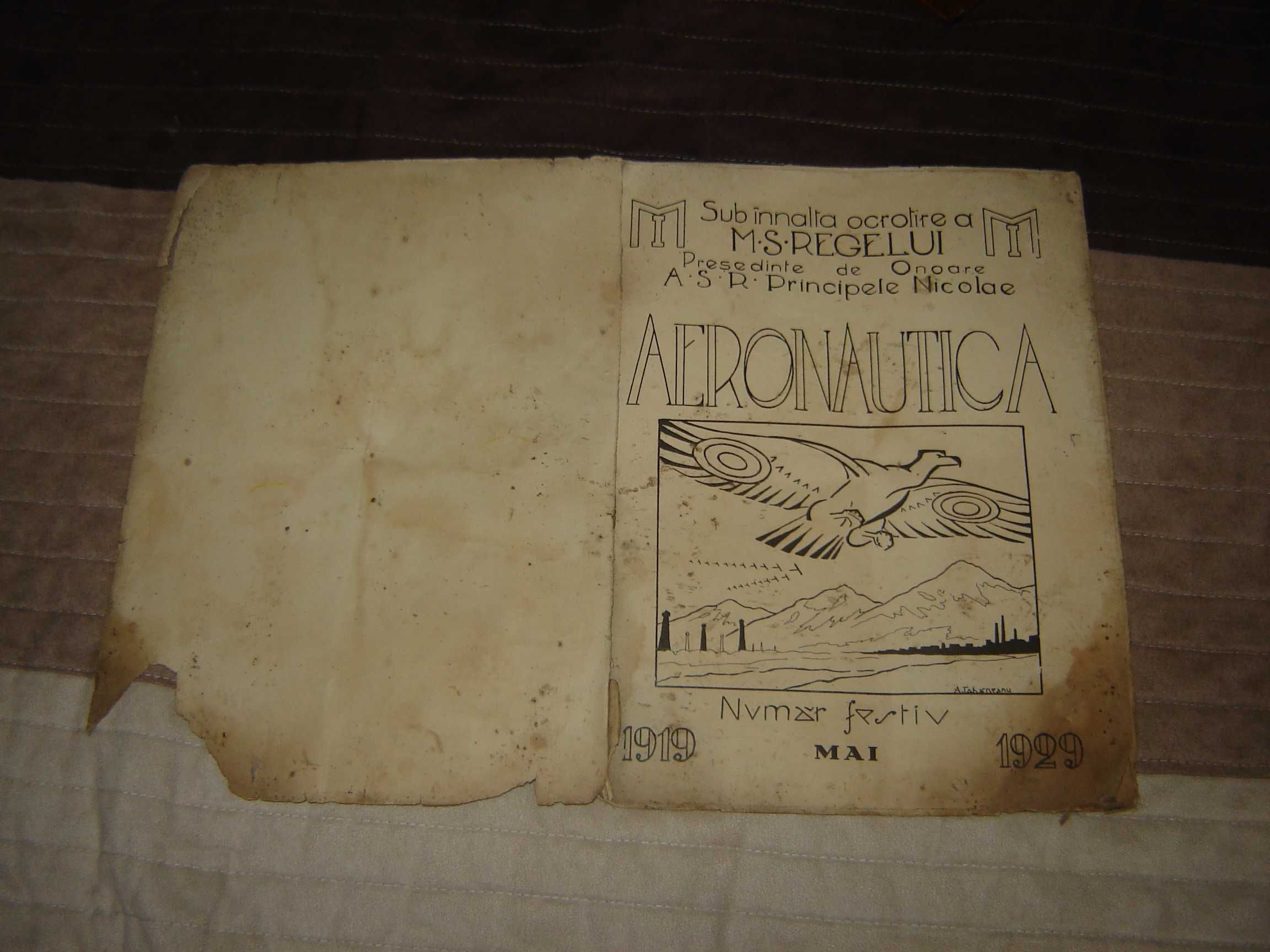 Revista Aeronautica 1929 nr festiv