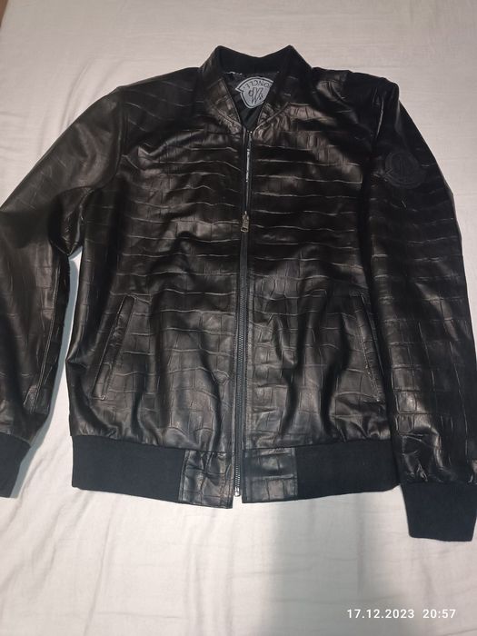 PHILIPP PLEIN-Мъжки кожени якета. Естествена кожа.