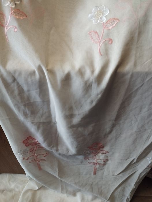 Set draperie și perdea crem