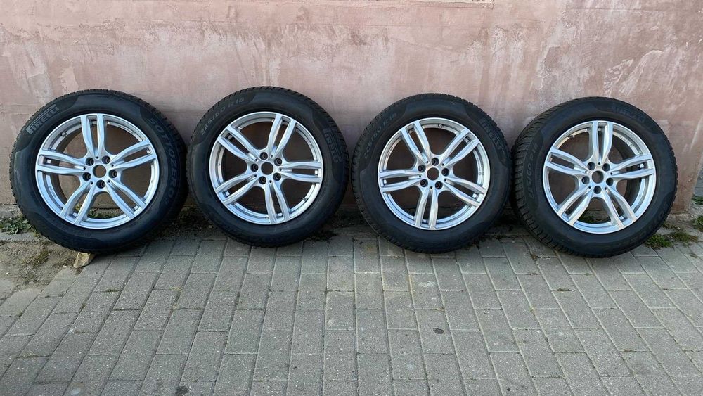 jante bmw mecedes audi vw 5X112  anv iarna 225 60 18 pireli sotozero 3
