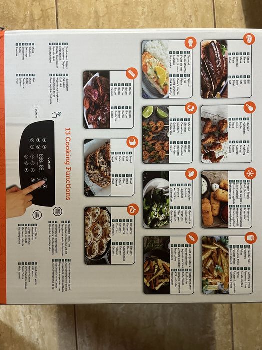 Airfryer Cosori 5,5 litri, nou, sigilat, garantie Flanco