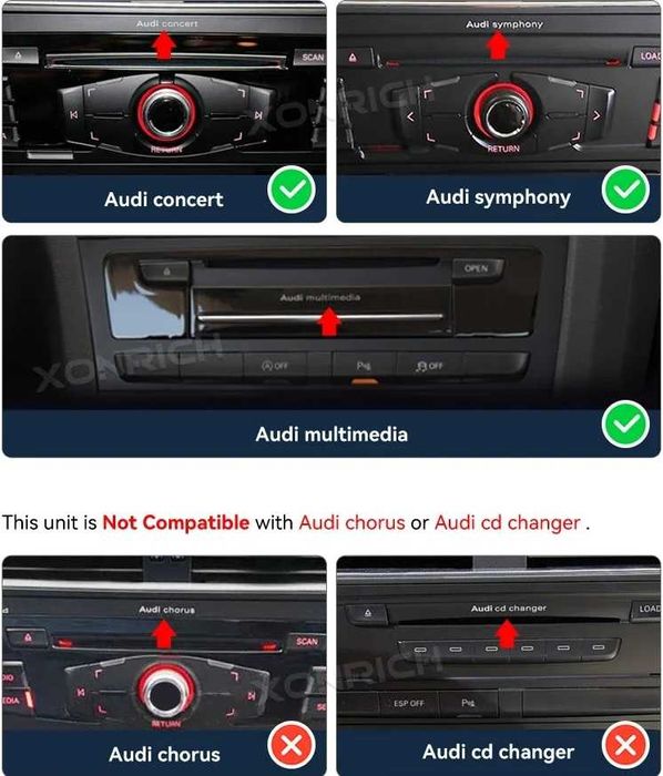 Мултимедия за Audi A5 Двоен дин Android Ауди А5 навигация MMI 2DIN