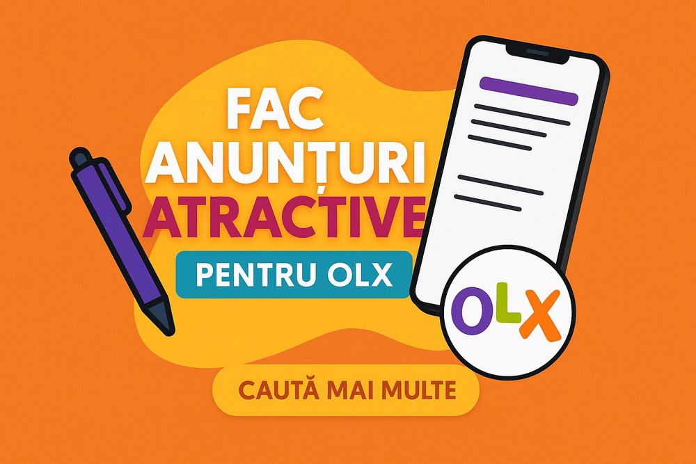 Scriu descrieri pentru anunțuri OLX — rapid și profesionist