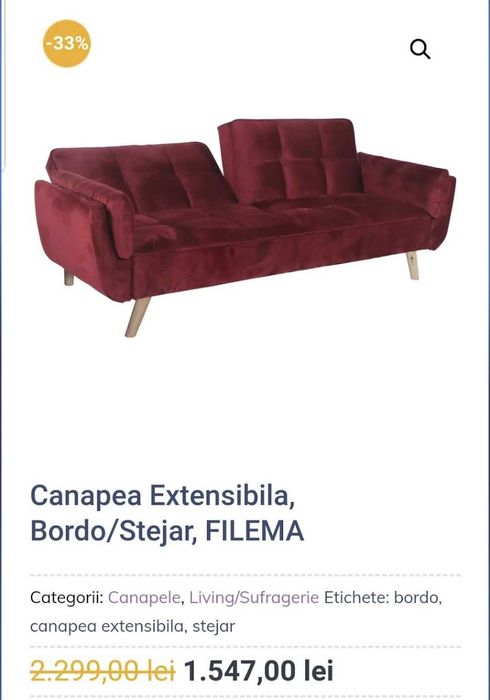 Vindem canapele extensibile, SUPER pret