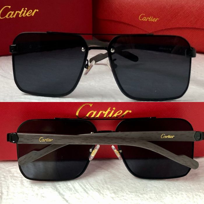 Мъжки слънчеви очила дървени дръжки 5 цвята