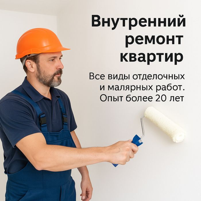 Ремонт квартир (малярные и отделочные работы)