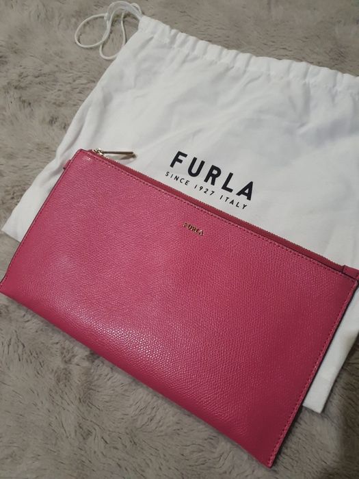 Клъч Furla, розов