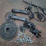 Transmisie/grupset sram SX 12 viteze + frane Shimano MT201