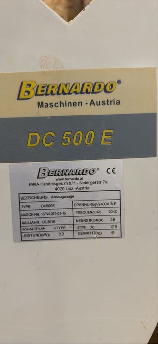Exhaustor Bernardo 2 saci (2 bucati)