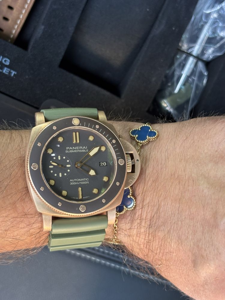 Panerai Submersible Bronzo PAM 00968 фул сет 47 мм