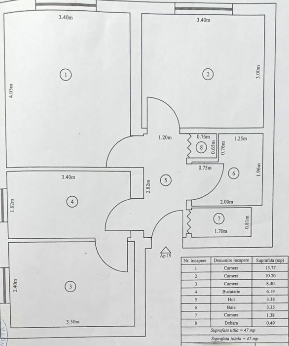 De vânzare: Apartament 3 camere cu loc de parcare – Brașov,