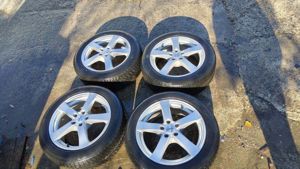 Jante Peugeot 407 17 5x108 cu anvelope allseason 215 55 17