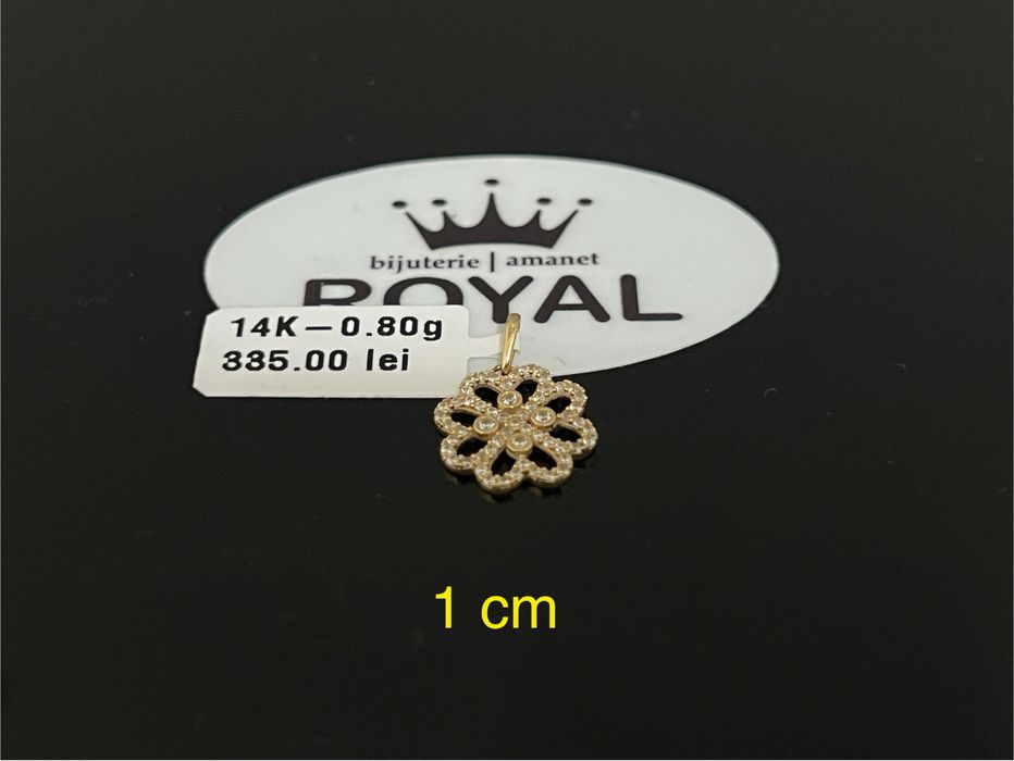 Bijuteria Royal CB : Pandant aur nou 14k 0,80gr