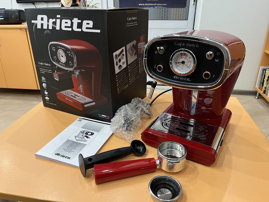 Кафе машина Ariete retro red