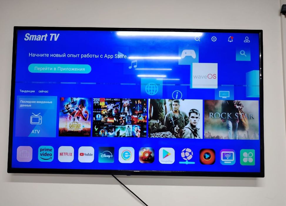 Смарт телевизор ARG 106 см smart tv WiFi YouTube