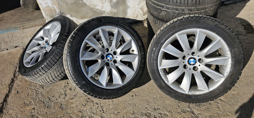 Jante+Anvelope Iarna BMW Seria 5 6 F10 F11 F06 245/45 R18