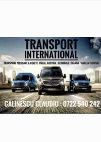 Transport international persoane si colete, Anglia, Germania, Italia