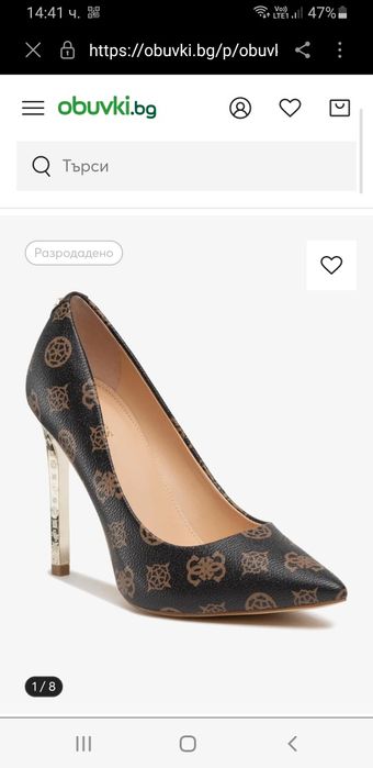 Guess  Womens Size 40/25.5см  ОРИГИНАЛ! Дамски токчета!