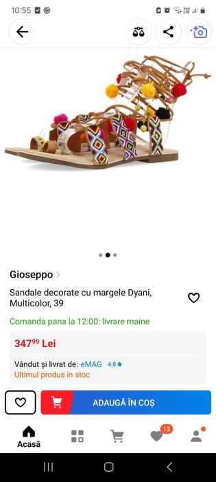 Sandale piele Gioseppo noi 37