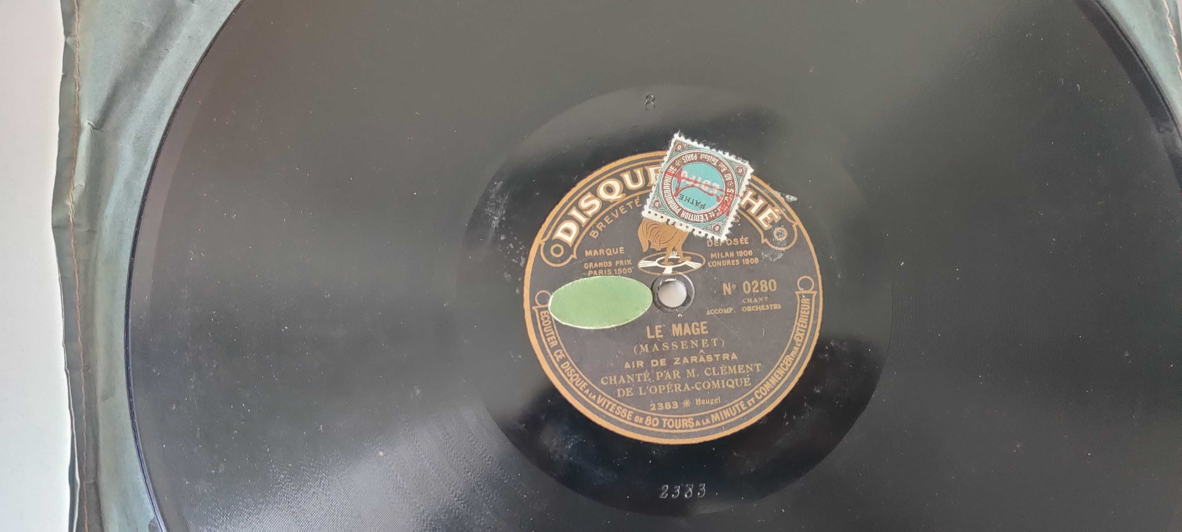 Muzica disc Pathe ptr patefon gramofon discuri vinil retro 1st quality