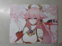 Mousepad Anime Genshin Impact - Yae Miko 18x22cm